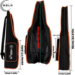 Bolsa de pesca MBLN larga de nailon para hombro con bolsillo