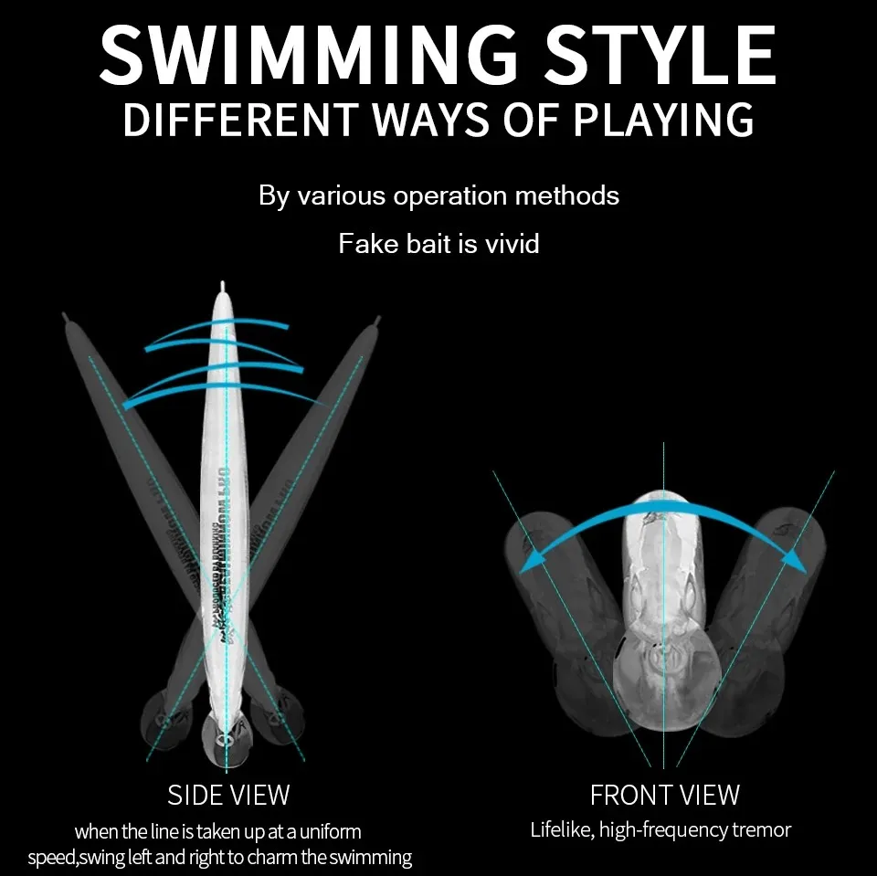 TSUYOKI Pastor 85SP Jerkbait Minnow señuelo de pesca suspensión Wobblers Peche Blackfish Isca Artificial Leurre Duo Realis Jerkbait - imagen 3