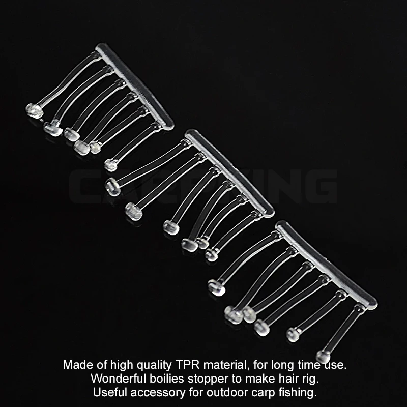 30 unids/lote, insertos de parada de silicona para carpa, aparejos para el cabello, cebo de pesca, topes de 6,5g, aparejo de pelo para pesca, Boilies, insertar accesorios de aparejos de pesca - imagen 5