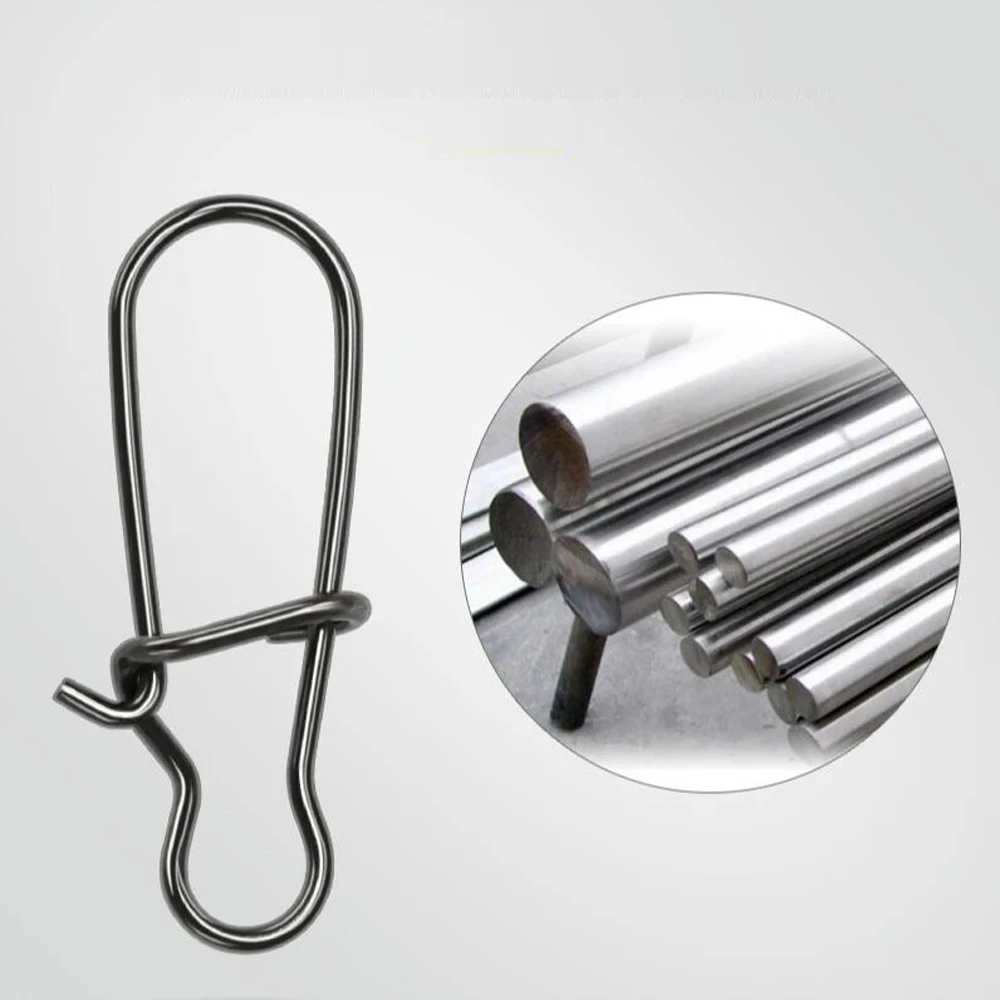 Sea.yolo-conector de pesca con apertura mejorada, Pin de calabaza, anillo en forma de ocho, accesorios de pesca, 25 unids/lote por paquete - imagen 3