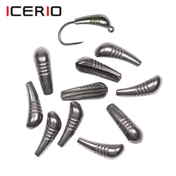 ICERIO Ninfa Scud tungsteno anzuelo de cuerpo pesado
