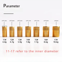 Conector de red de inmersión 8mm – Accesorio de tornillo para caña de pescar