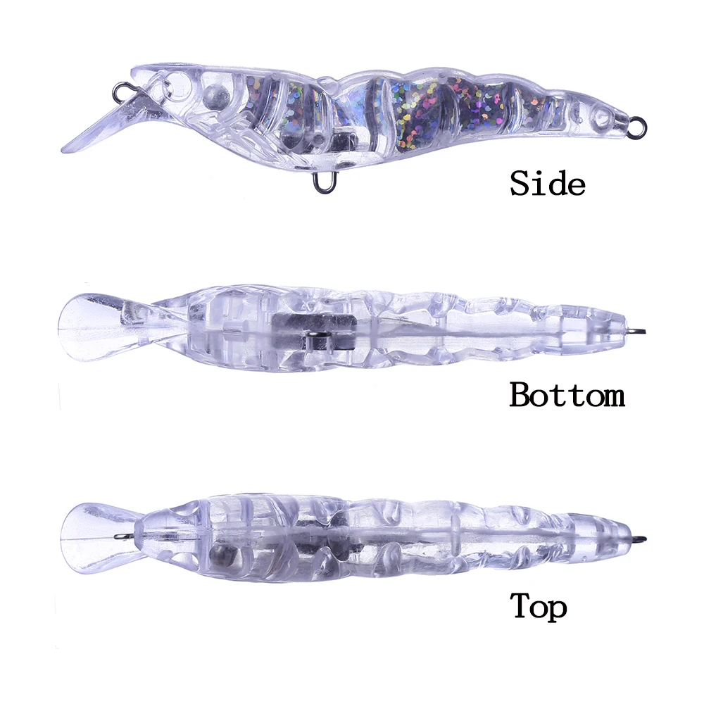 Chan'sHuang-Cebo en blanco 20 piezas sin pintar, 105mm, 11,5g, lámina holográfica, pececillo, señuelo de pesca Artificial hecho a mano - imagen 3