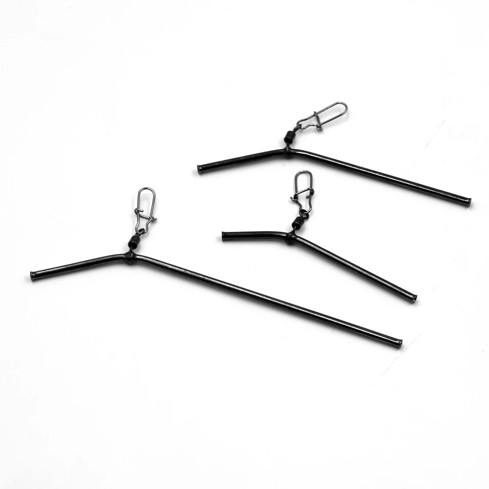 MNFT 6 uds conector de equilibrio de tubo de latón de estilo pequeño aparejos de pesca looms antienredos accesorio de pesca de mar 5/7/9CM - imagen 5