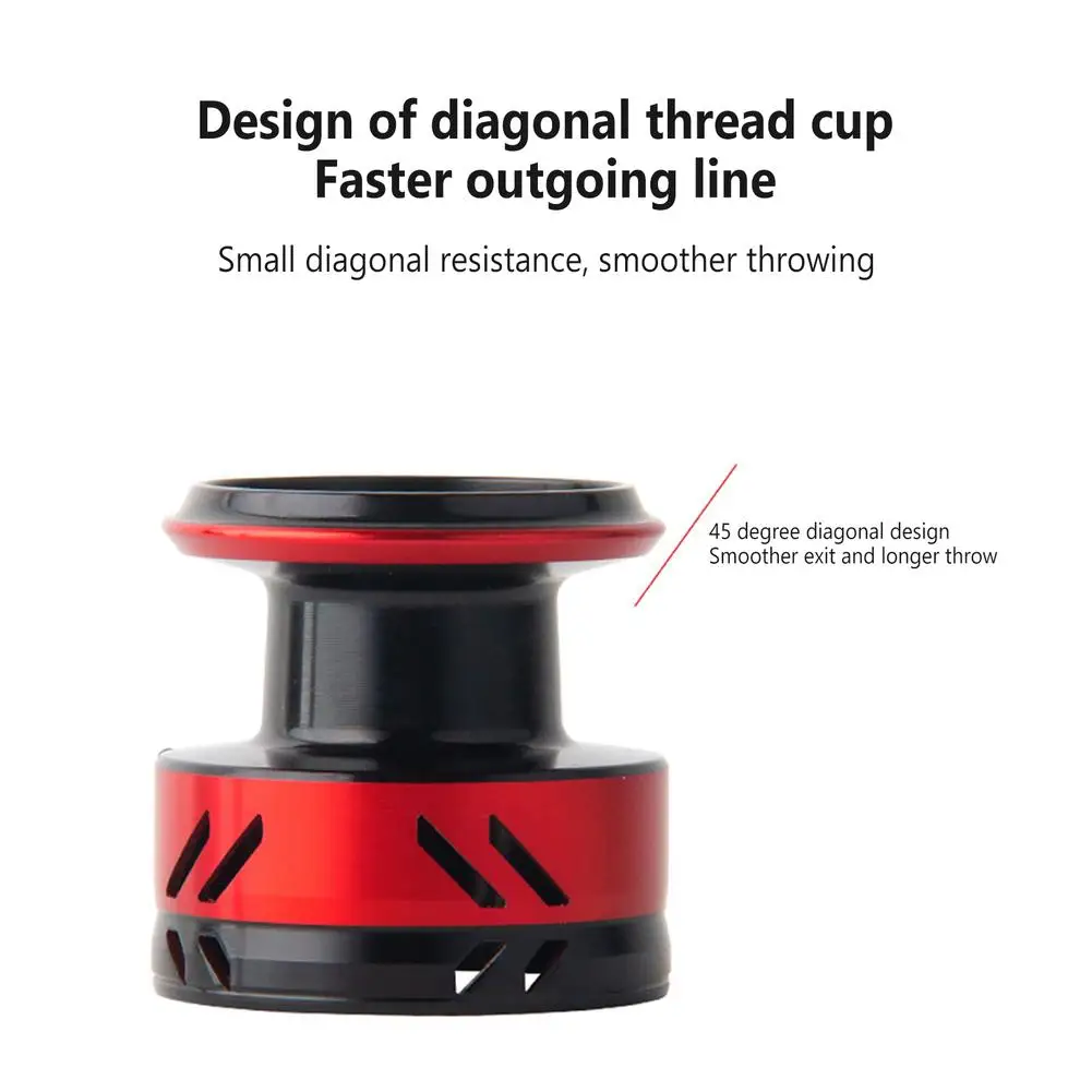 Carretes de pesca giratorios, aparejos de pesca de arrastre máximo de 12kg, relación de transmisión de alta velocidad 5,2: 1, adecuado para agua de mar y agua dulce - imagen 3