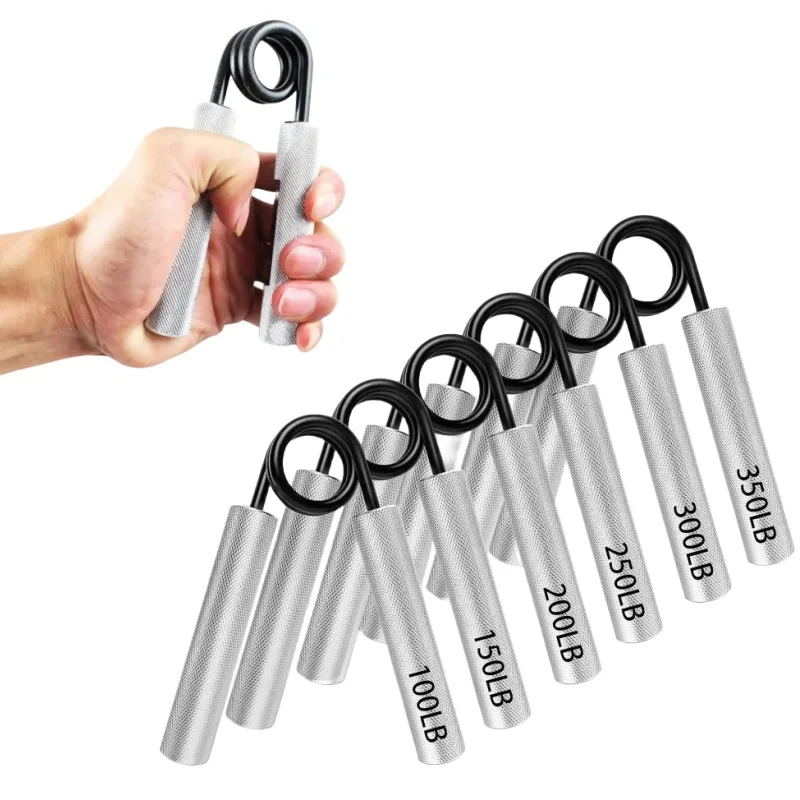 Empuñaduras de mano de aleación de 100-350LBS, pinza de Fitness para gimnasio en casa, ejercitador pesado de dedo ajustable, entrenador de pinza de recuperación muscular de fuerza