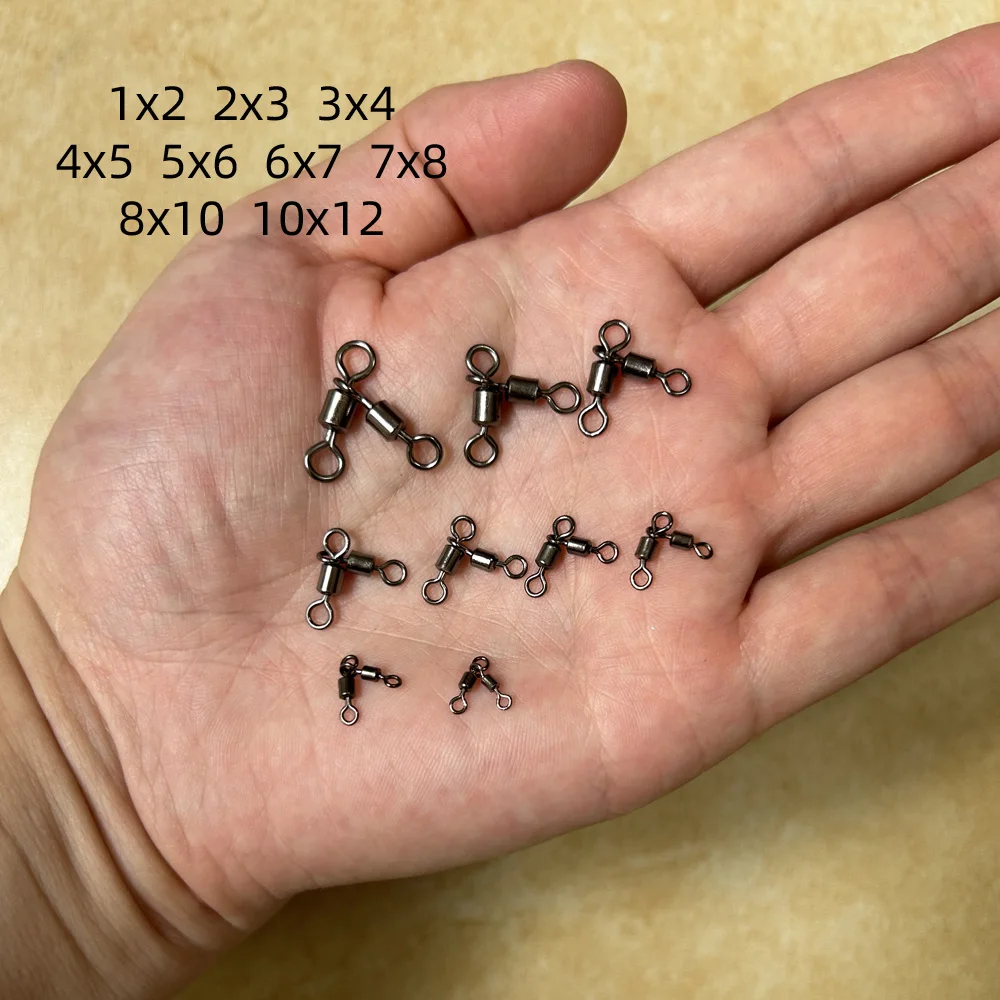 Giratorios pesca DNDYUJU – Conectores latón para carpa y salmuera - imagen 3