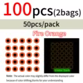 Fire Orange 100pcs