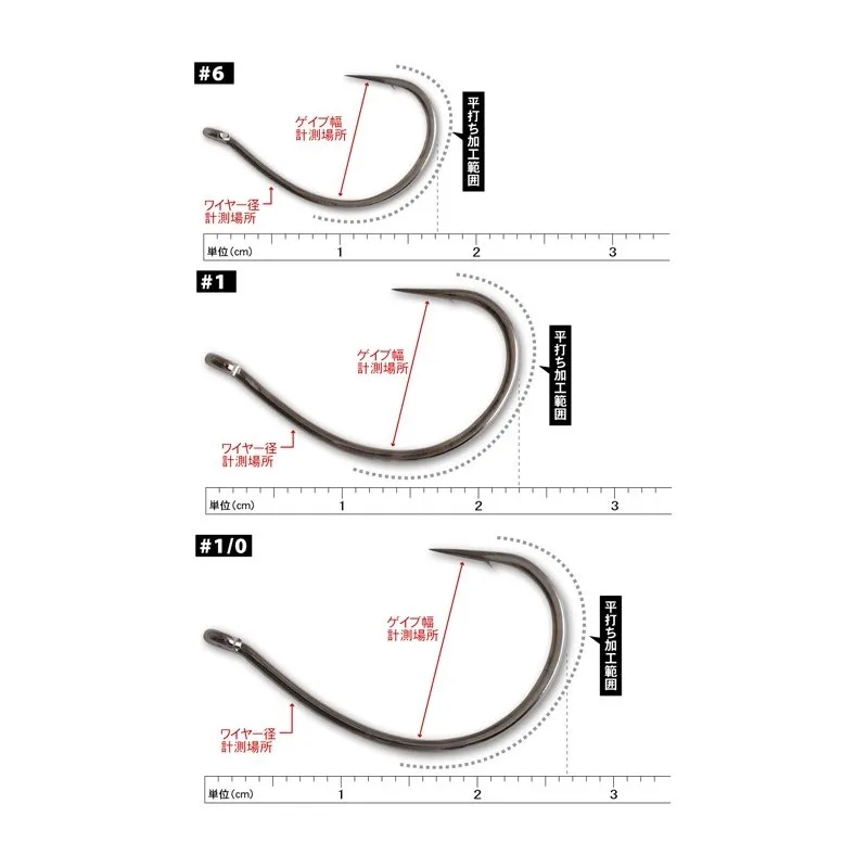 GAMAKATSU-anzuelos de pesca de gusano blando, aparejos de pesca con púas, 329 - imagen 5