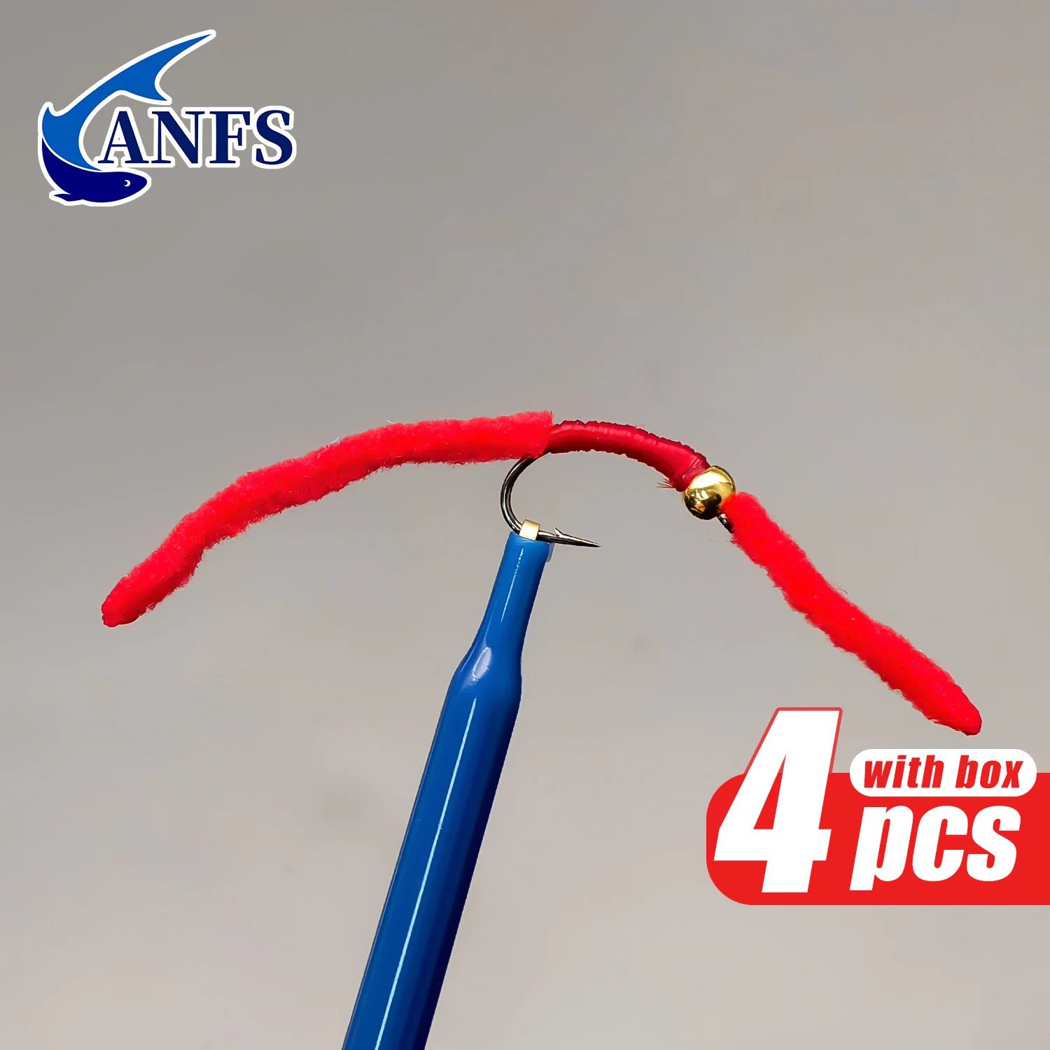 ANFS moscas artificiales atadas a mano para pesca con mosca – caja