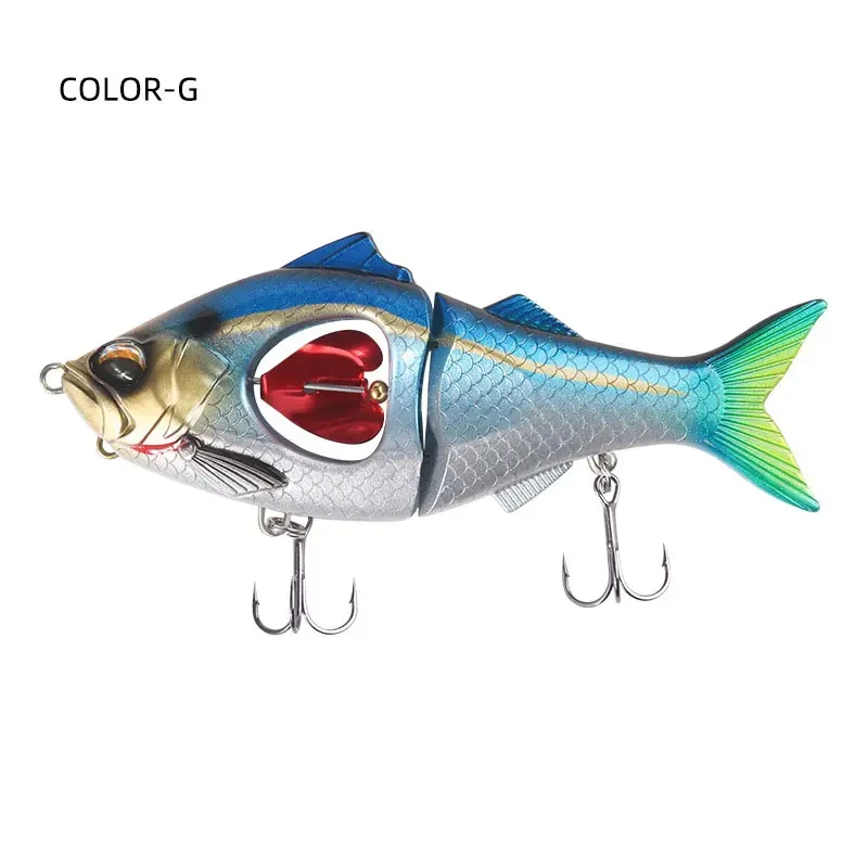 TAKEDO 10G 22,5G 35G 2 secciones hélice señuelo de pesca Jerkbait cebo Artificial señuelo Wobbers Glidebait depredador Spinner cuchara - imagen 3