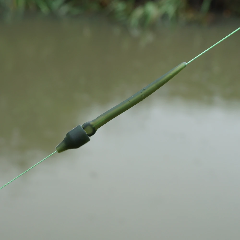 Hirisi 10 Uds accesorios de pesca de carpa funda amortiguadora Heli de goma cambio rápido aparejos terminales de pesca giratorios AH232 - imagen 4