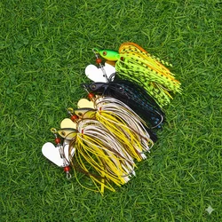 Spinnerbait sin maleza 13.5cm – Señuelo con falda de silicona lubina