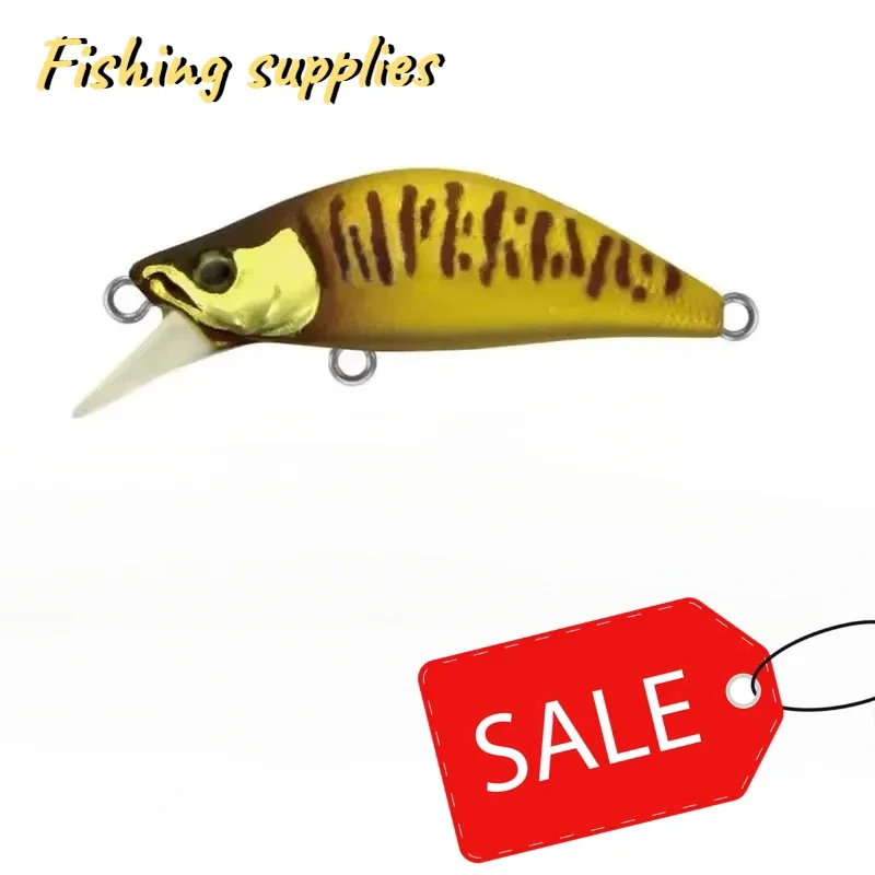 Mini pececillo que se hunde de 35mm /3,35g para pescar, cebo Artificial japonés, suministros de pesca para trucha y lubina, enderezar la boca - imagen 2