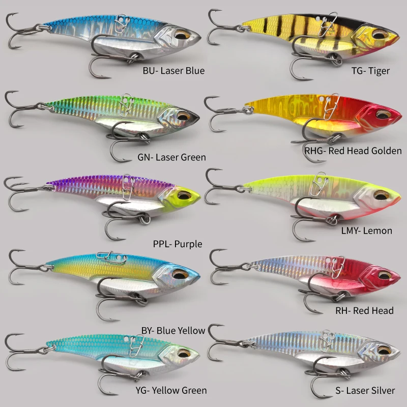 Señuelo Metallic Vibes PTFE – Anzuelos 4X para pesca - imagen 5