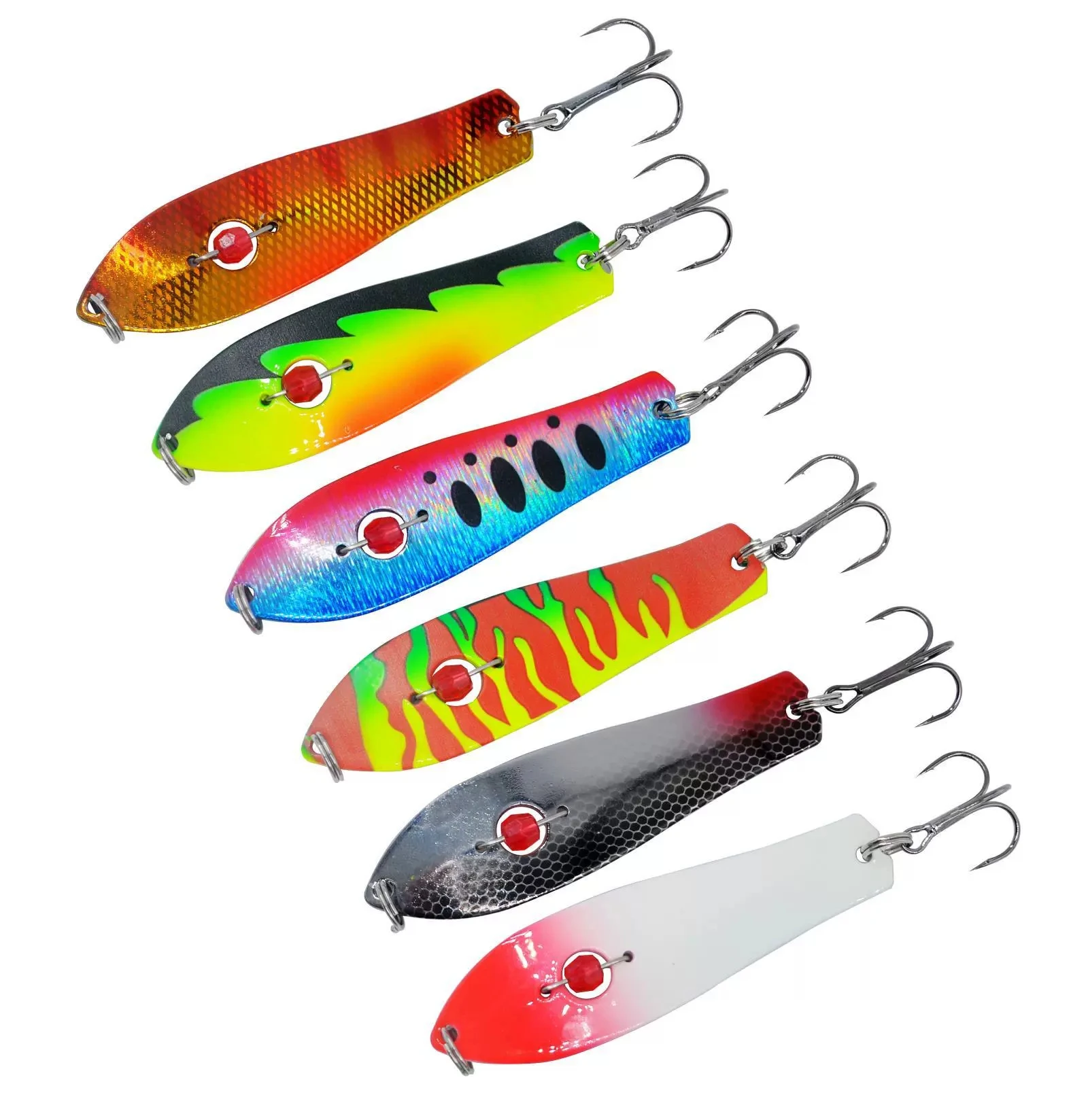 Señuelo tipo cuchara de pesca, 28g, plantillas de Metal fundido largo, cebo duro que se hunde, cucharas de hierro, señuelos artificiales, 1 pieza en oferta - imagen 4