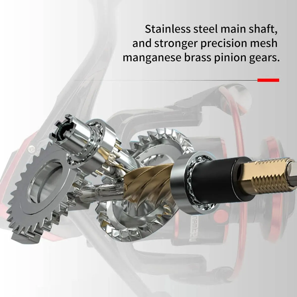 Carrete giratorio de alta calidad, bobina de pesca de arrastre máximo de 15KG, potente, resistente al agua, para lubina y Lucio - imagen 3