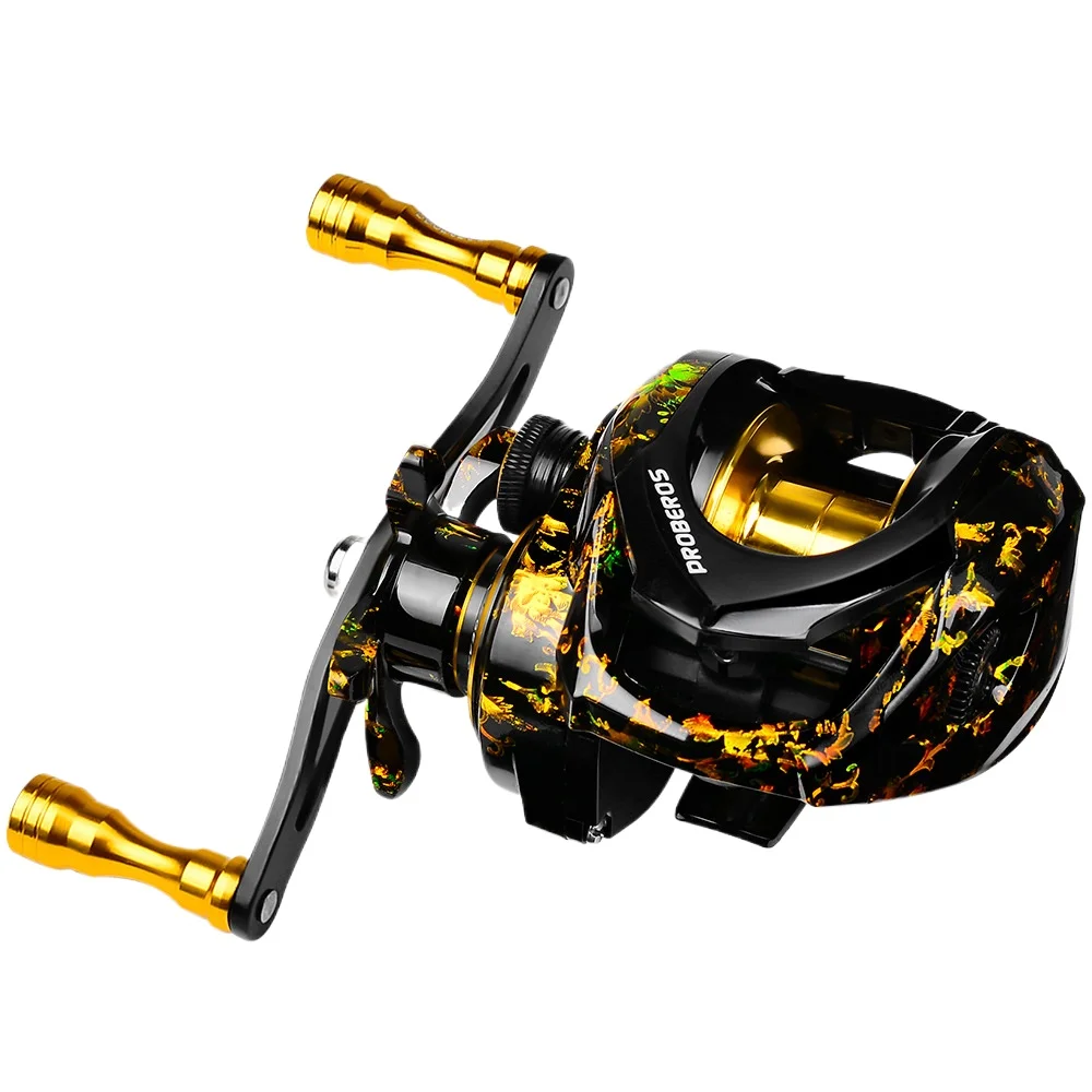Carrete Baitcasting Metálico 3+1BB – Relación 7.2:1 para Mar y Río