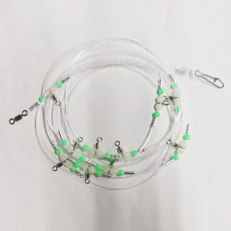 Equipo de pesca PD, juego de pesca de calabaza luminosa, anzuelos de tándem de pesca en el mar, anzuelos de tándem de lubina a rayas, accesorios de equipo de pesca - imagen 5