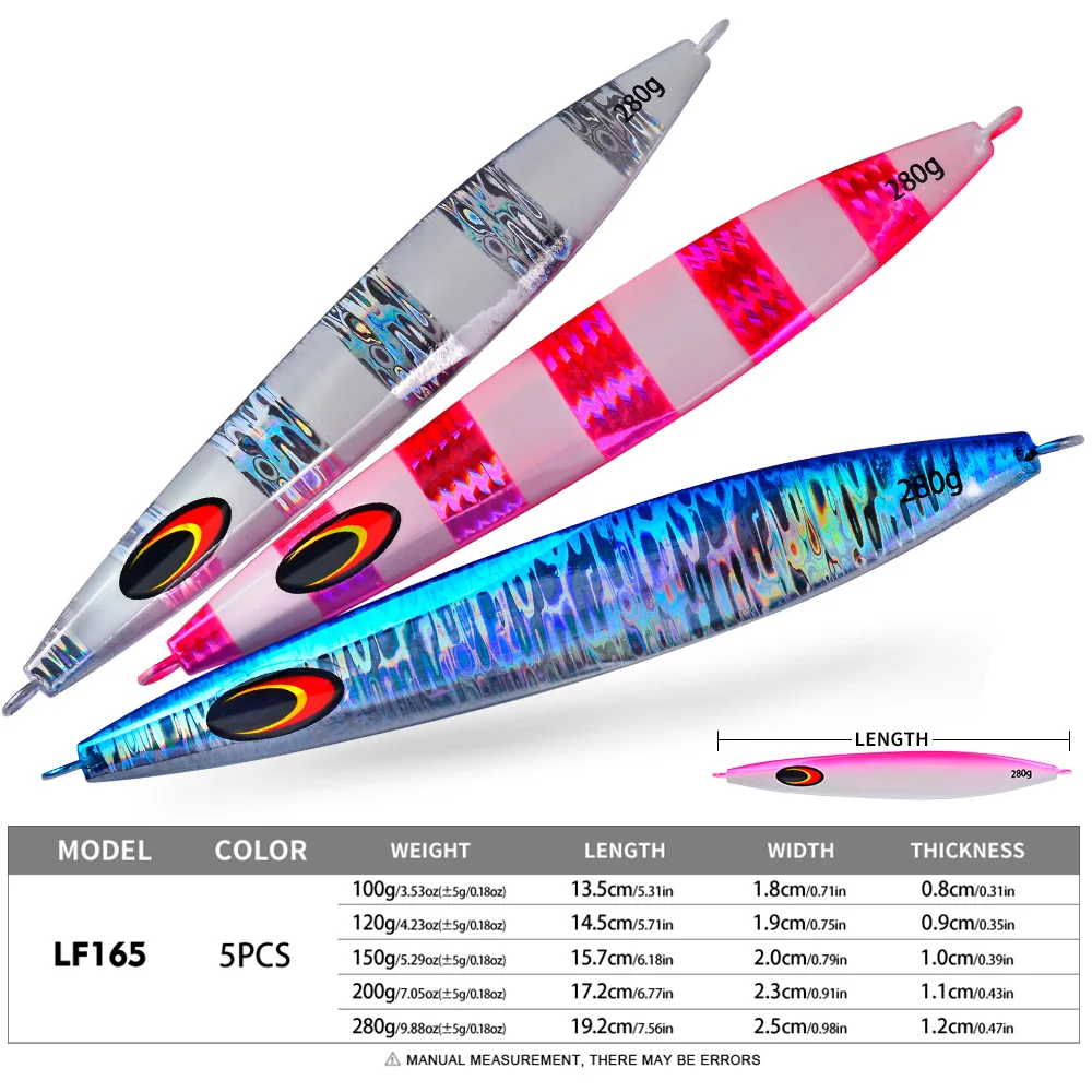 Proberos, 1 unidad, plantillas de agua salada, señuelos de lanzamiento de Jigging de velocidad, señuelos artificiales de Jigging Vertical - imagen 3