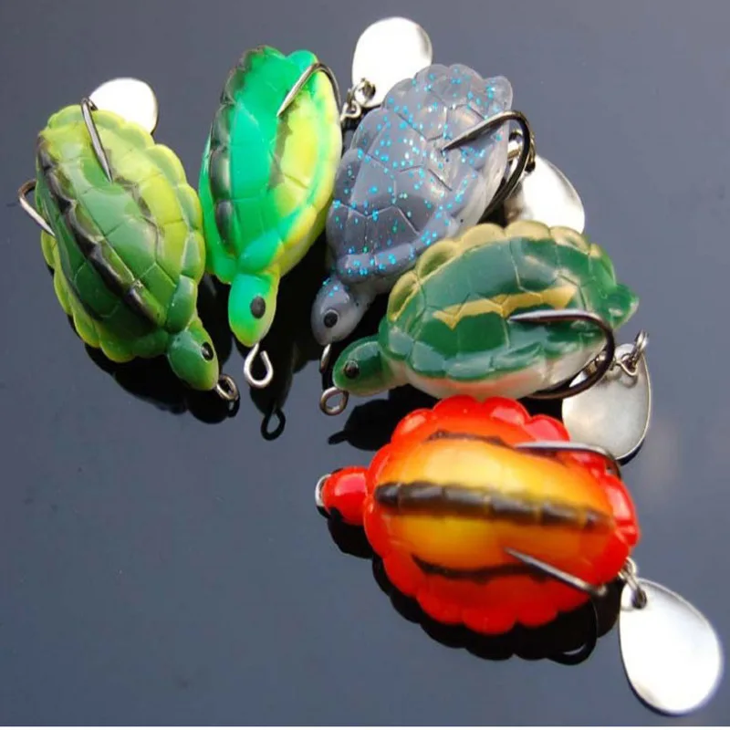 Señuelo de pesca 5cm 12g rana cabeza de serpiente captura de peces señuelos artificiales cebo suave 1 pieza SAlE - imagen 2