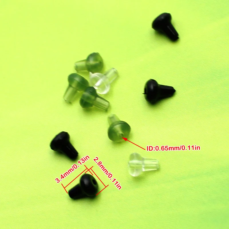 Kit de accesorios de pesca de carpa, 70 Uds., gancho, cuentas de tope, tornillo de cebo, Micro anillo giratorio, tapa de hilo dental para aparejo de pelo de carpa, Material - imagen 2