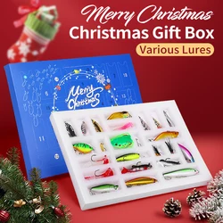 WEIHE Caja de regalo de Navidad para pescador, regalos de Navidad para hombre, regalo para amantes de la pesca
