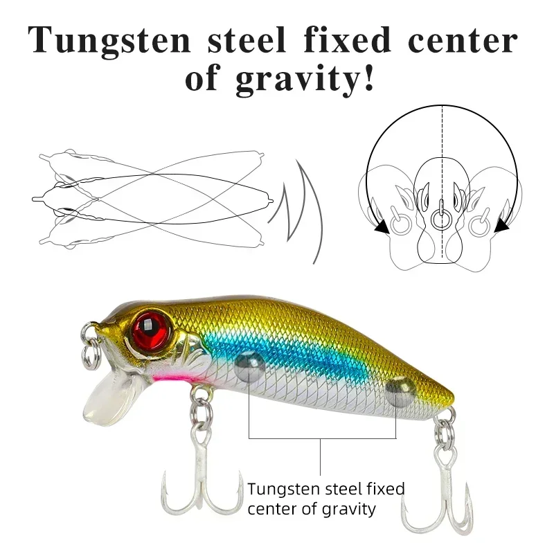 Jerkbait flotante DW71 – Señuelo de tungsteno para lucio y lubina - imagen 4