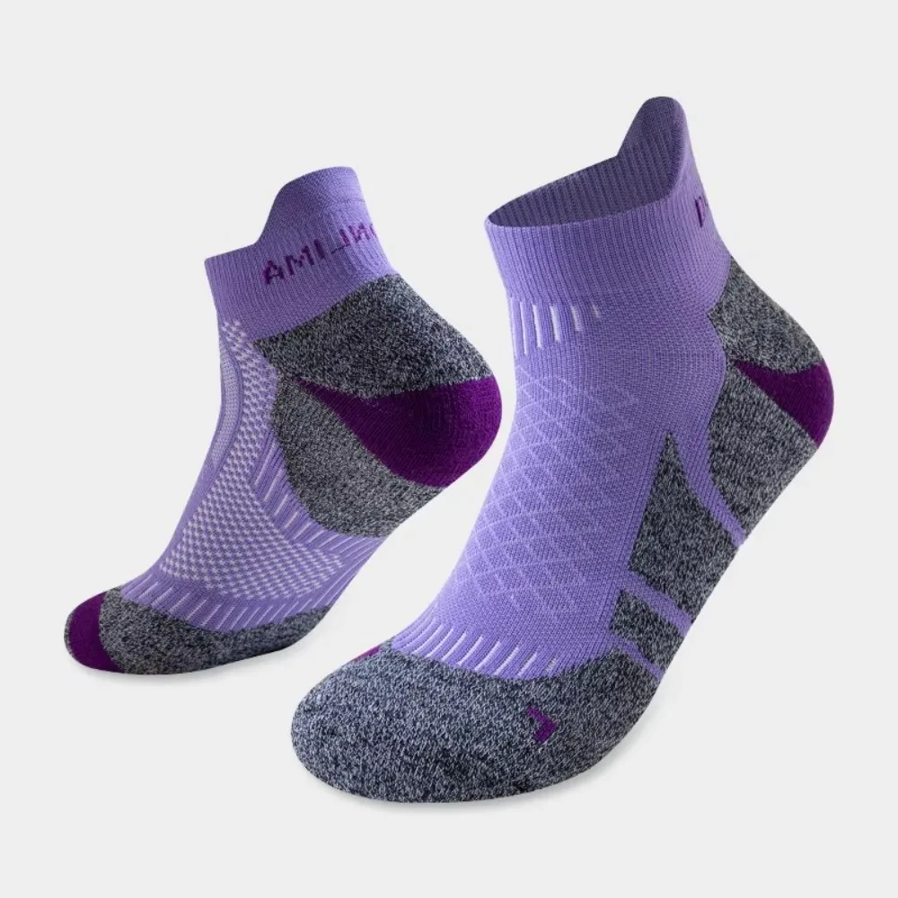 Calcetines running cortos acolchados – Antideslizantes para maratón