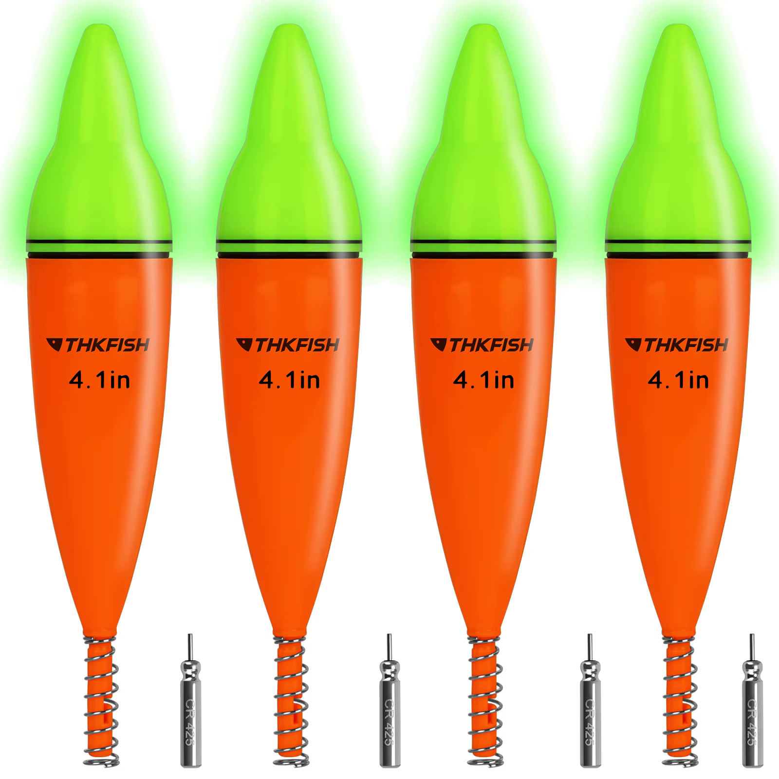 Flotadores de pesca con luz LED agua dulce Crappie Walleye