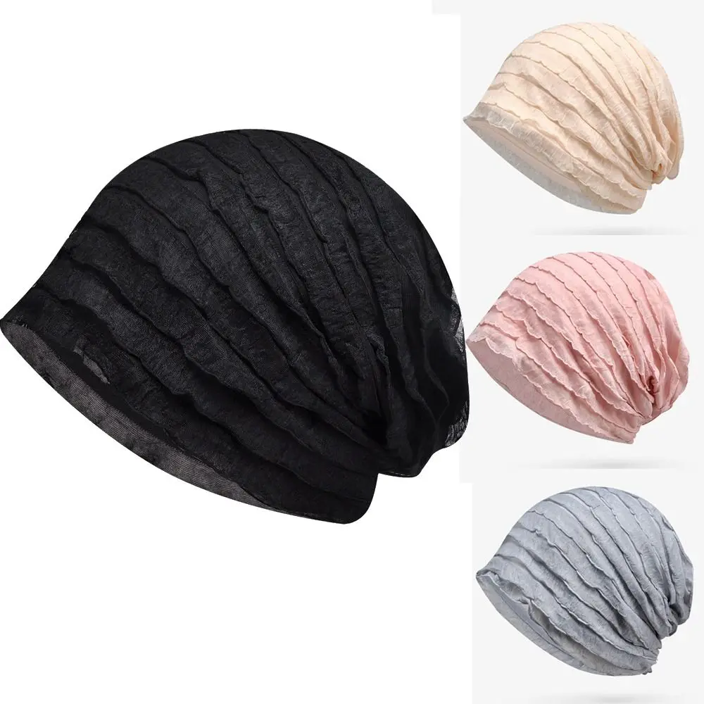 Gorro turbante suave para primavera y verano, hiyabs musulmanes informales deportivos, gorro elástico transpirable para la cabeza para mujer - imagen 3