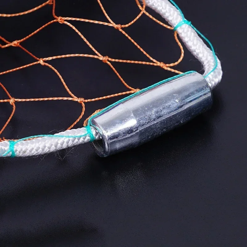 Lawaia Cast Network con colgante de acero, línea trenzada de nailon, red de pesca manual con gran anillo azul de plástico, redes de pesca - imagen 5