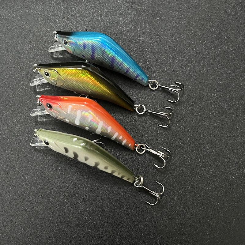Señuelos de pesca de pececillo que se hunden, 45mm, 3,8g, Wobblers pequeños para curricán, Swimbait, trucha japonesa, carpa, cebo duro Artificial, aparejos de pesca - imagen 5