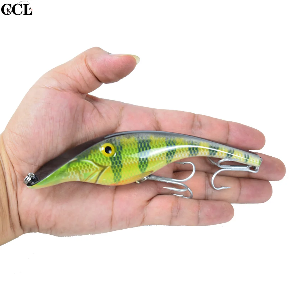 Jerkbait hundible 14 cm acción lubina y lucio - imagen 3