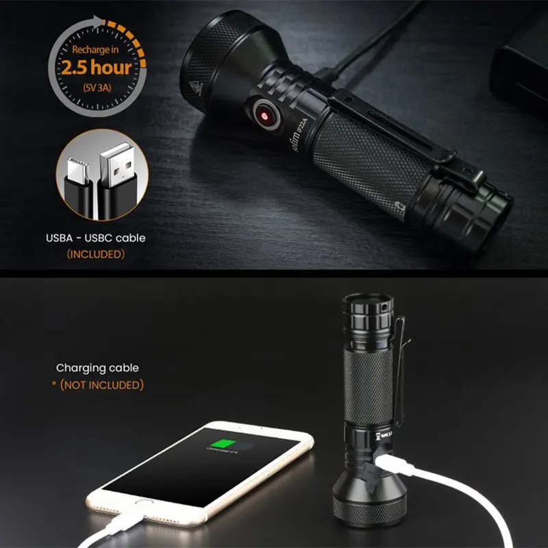 Sofirn IF22A Linterna LED Recargable USB-C 2100lm 680m - imagen 4
