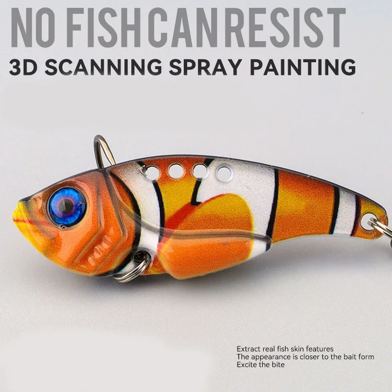 Mar Yolo 3D imprime cebo duro remoto VIP cebo seductor temblor cascabel bajo triple gancho cebo biónico artificial - imagen 5