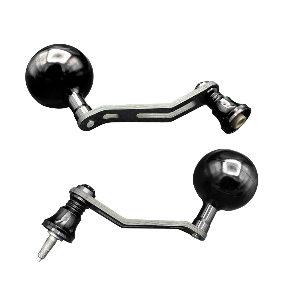 Mango de carrete de pesca de fibra de carbono, mango eléctrico para DAIWA/SHIMANO, mango de carrete giratorio, piezas de repuesto para pesca - imagen 5