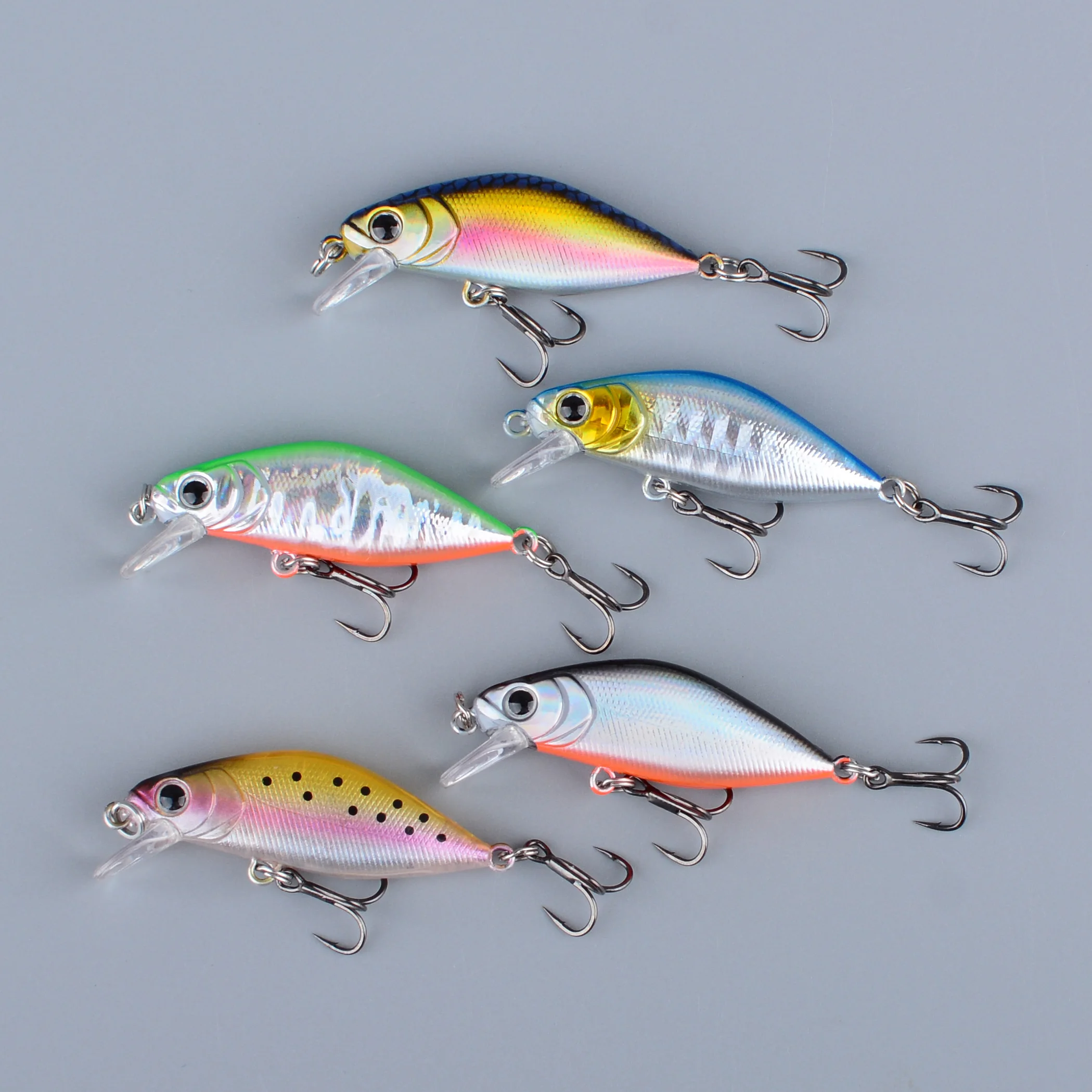 Mini Minnow señuelo artificial – Wobbler para trucha lubina y perca - imagen 5