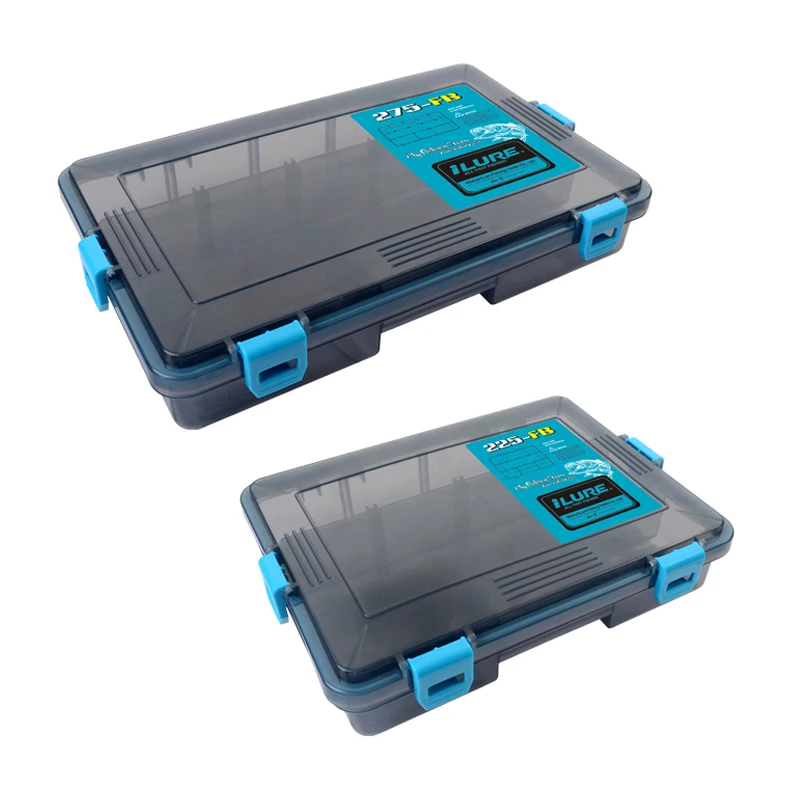 ILURE-caja de aparejos de pesca de gran capacidad, anzuelo de señuelo, caja de almacenamiento de plástico, herramienta de accesorios de pesca multifuncional - imagen 5