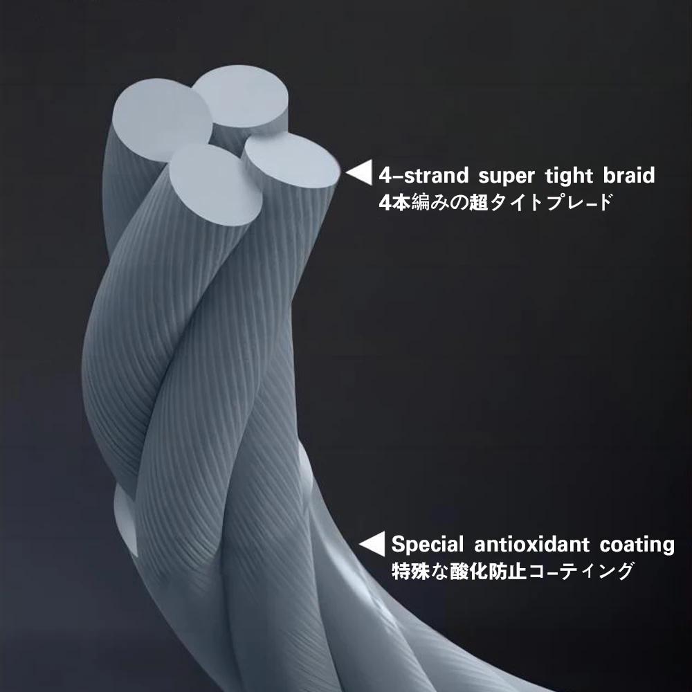 300M Micro fino 4 hebras trenzado PE 100/200M Japón línea multifilamento suave más apretado fundición lejana pesca en el mar sedal de pesca de carpa - imagen 2