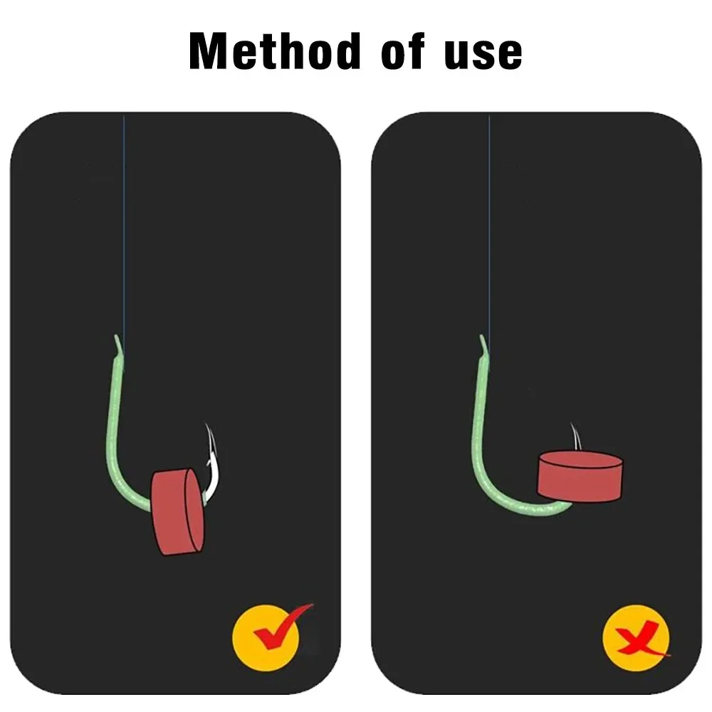 40 unids/caja cebo hueco gusanos rojos para pesca de carpa cebos de carpa Tilapia cebo señuelo partículas de insectos Boilie señuelo de pesca de lubina - imagen 4