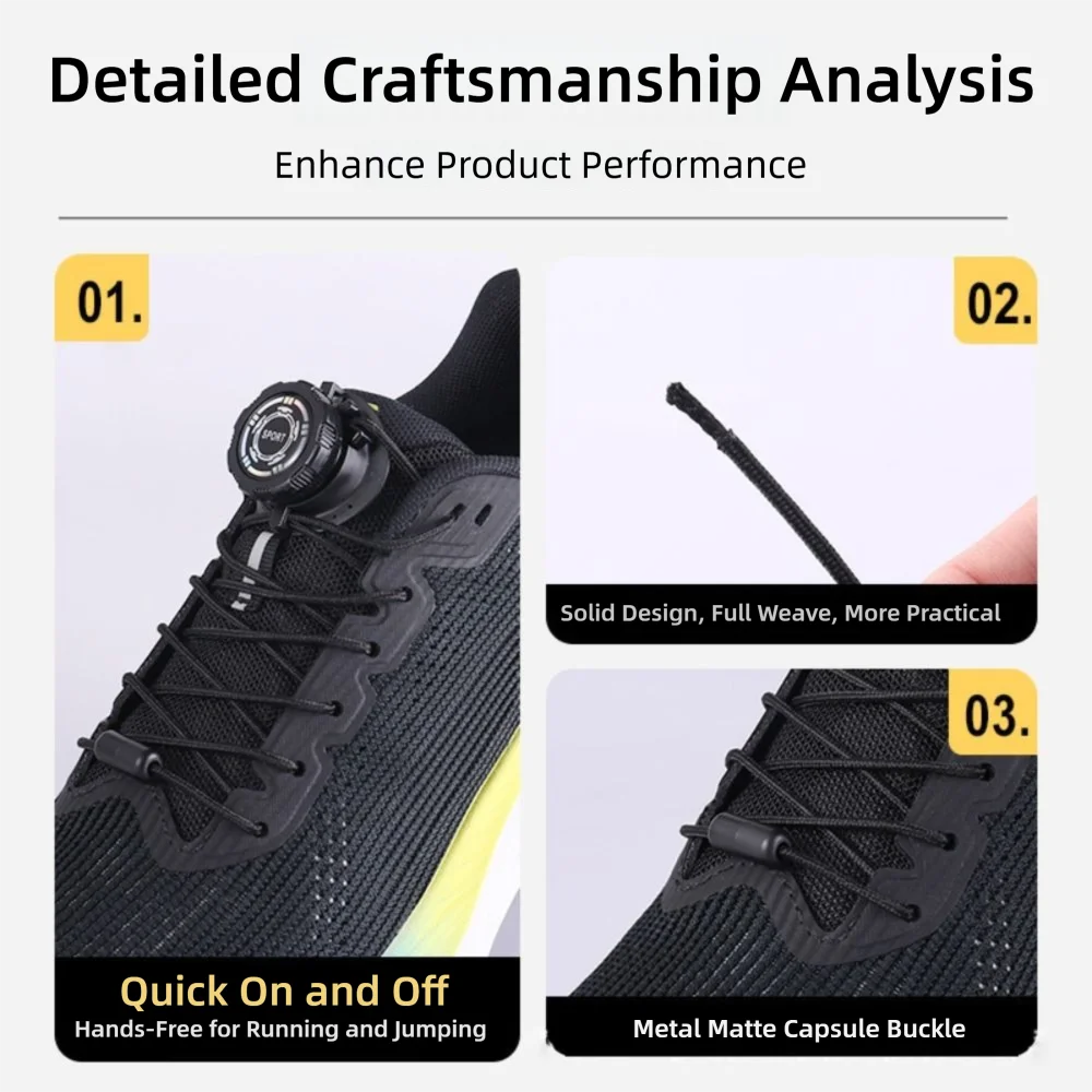 1 par de cordones con hebilla giratoria de cuerda gruesa, bloqueo rápido, fácil instalación, cordones sin atar, cordones de bloqueo rápido para niños y adultos - imagen 5