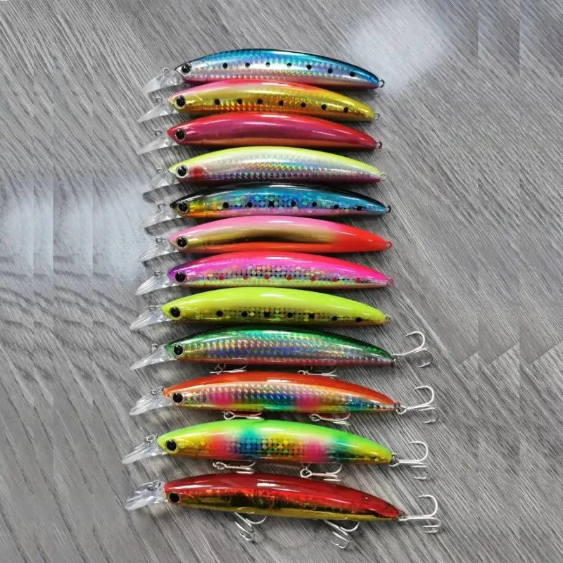 TSUYOKI Minnow señuelo 2024 Chile Poke Ima Gyodo 110MD flotante Jerkbait 110mm 19g Wobbler cebo Artificial pesca Flatfish lubina - imagen 4