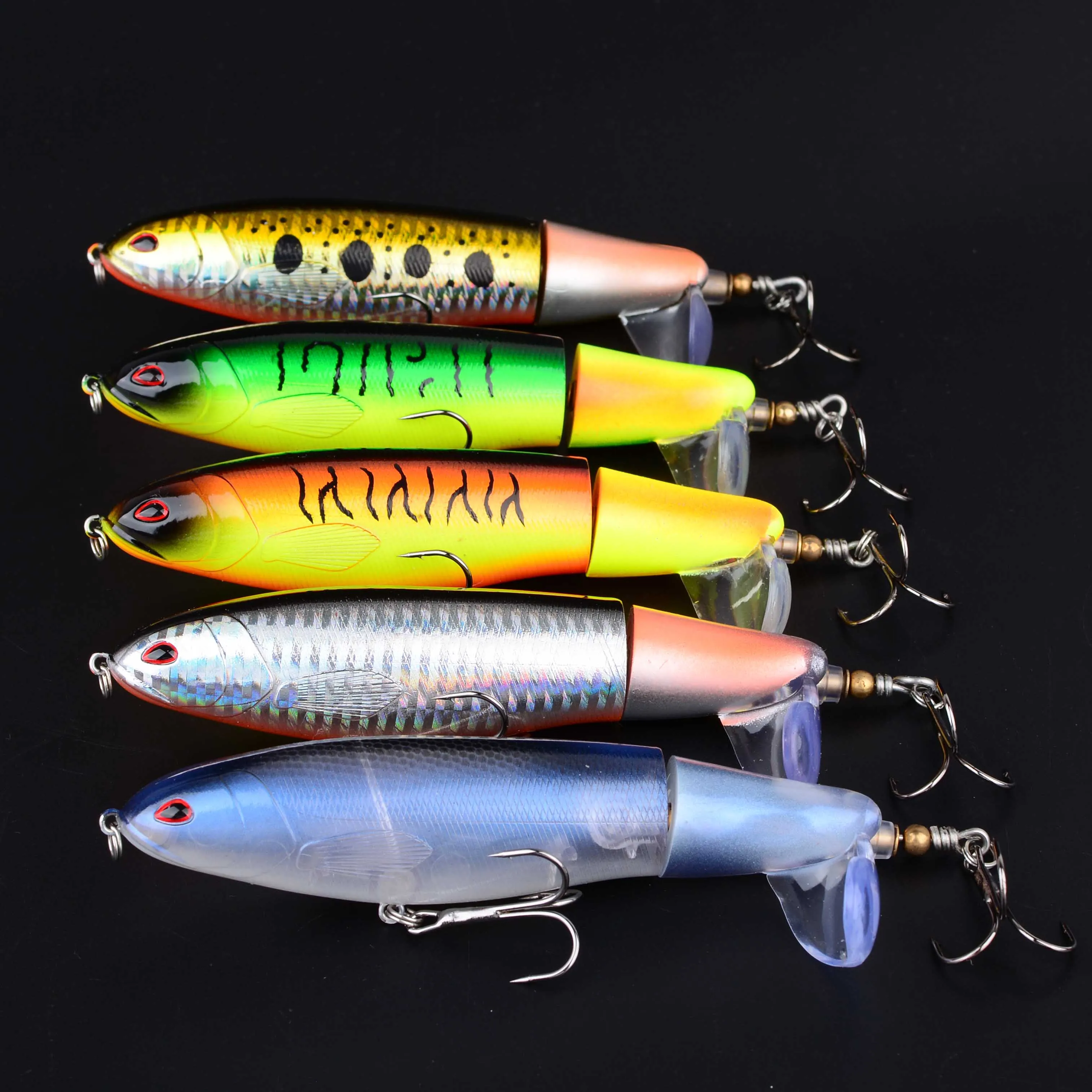 Whopper Plopper crankbait de superficie con cola giratoria - imagen 4