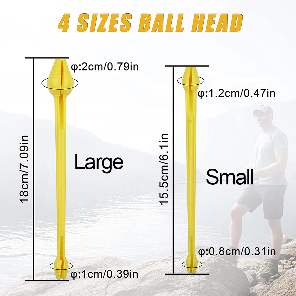 5 uds/10 Uds. De anzuelo de pesca, herramientas para quitar anzuelos, Dehooker de pescado, Extractor de desenganche de plástico, accesorios de pesca - imagen 3