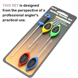 Aguja de cebado para boilies – Kit aparejos de pelo para carpa