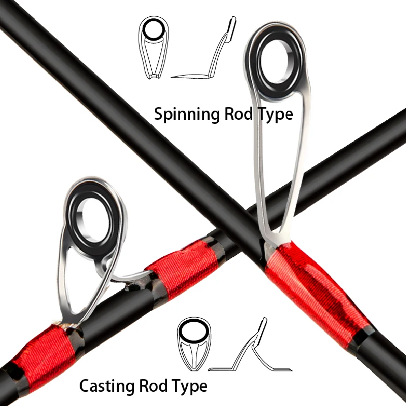 CEMREO-caña de pescar ultraligera UL de acción suave, 135cm-180cm, pulpo, calamar, trucha, aparejos de pesca en alta mar, novedad - imagen 3