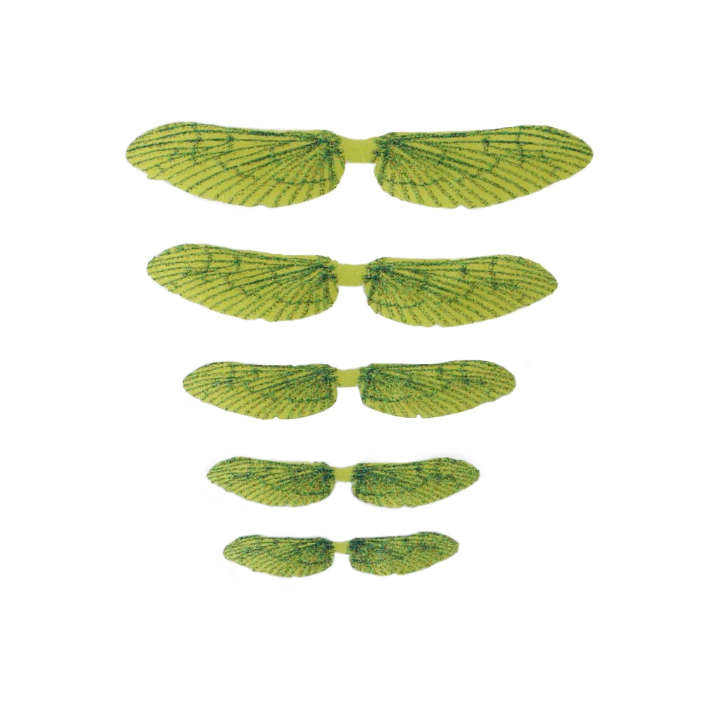 ICERIO-Película de ala de insecto realista precortada, Material elástico para atado de moscas, cinta de envoltura para Stonefly Mayfly, ninfas, señuelo de pesca de trucha - imagen 5