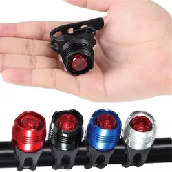 Luz Trasera LED Roja para Bicicleta – Impermeable con Correa