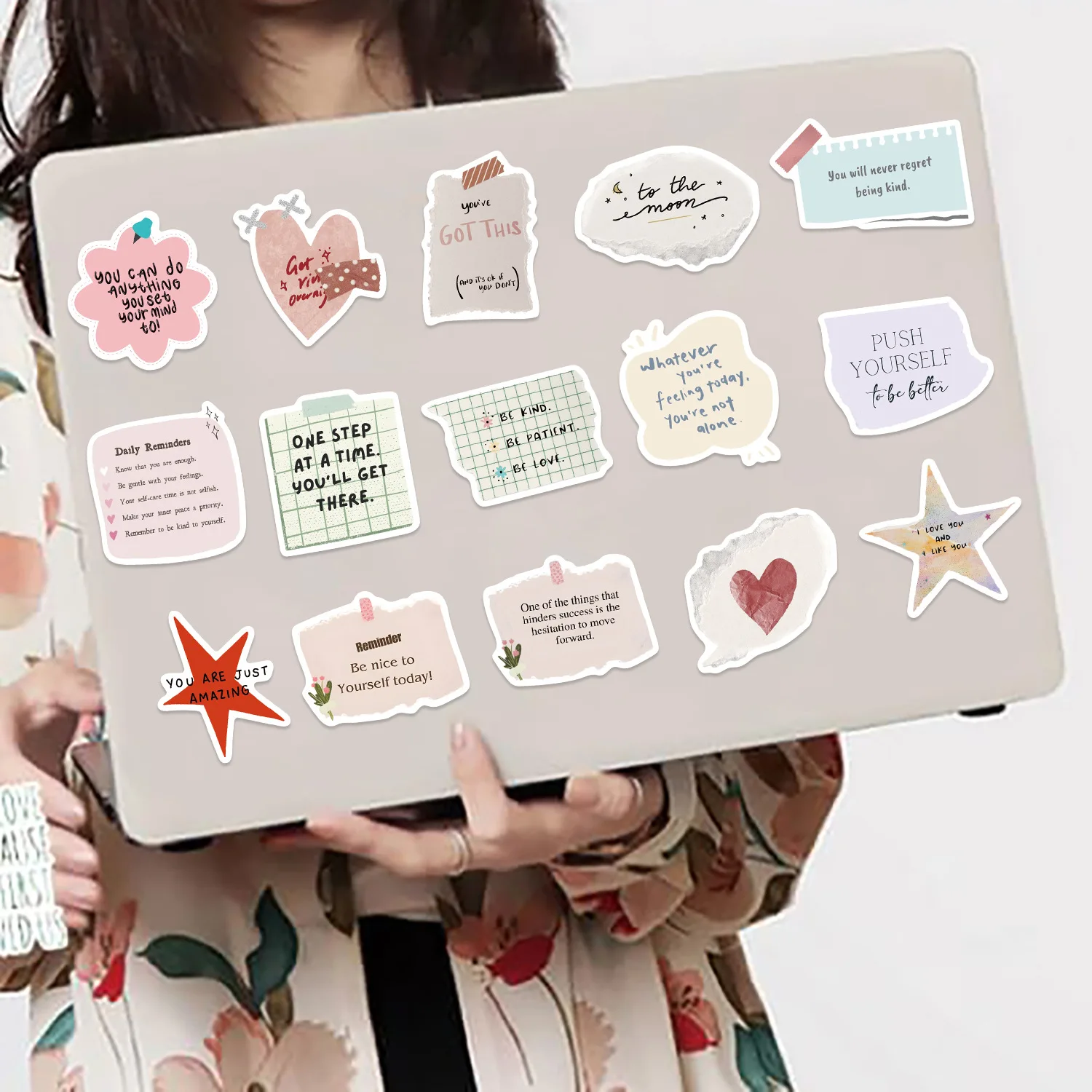 50 Uds. Pegatinas de grafiti con texto fragmentado Retro, pegatinas impermeables para teléfono, guitarra, portátil, maleta, tazas de agua - imagen 5